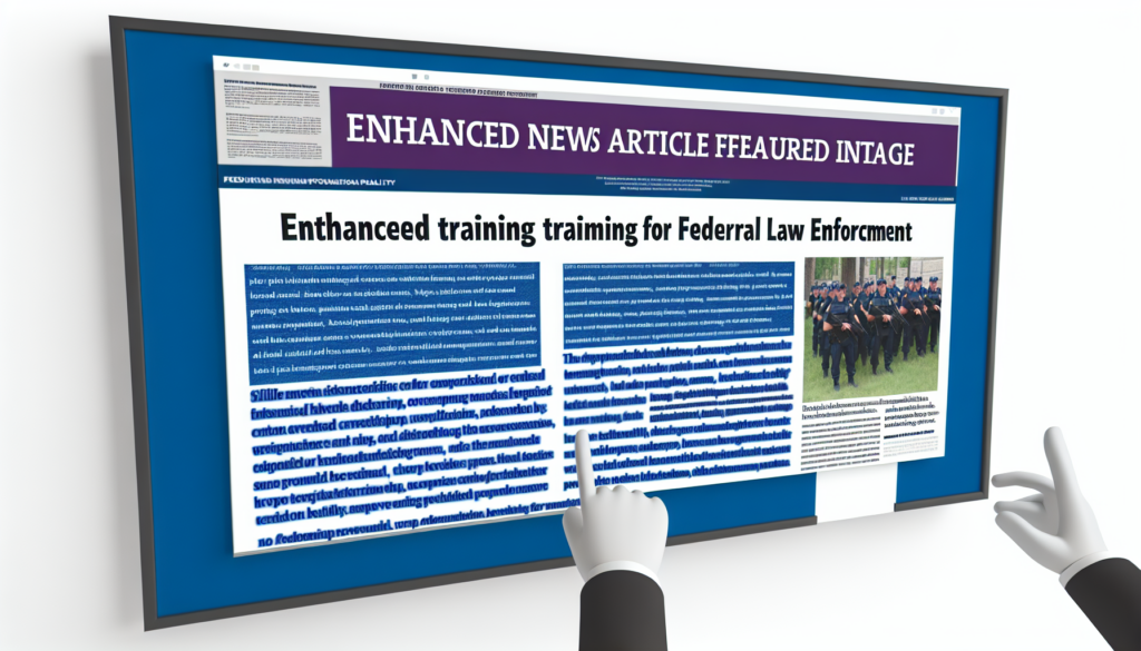 Federal Law Enforcement Training Upgrades: Implications for Public Safety and Immigration